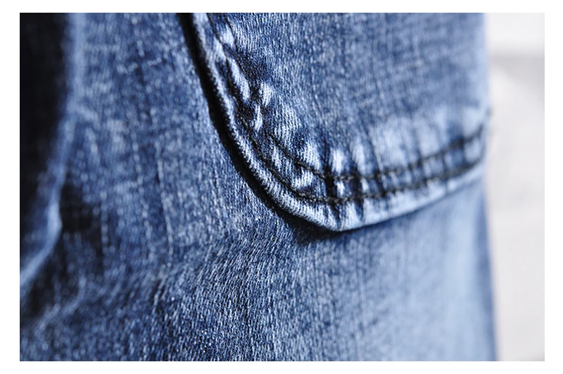 Idopy Spring New Men's Elastic Jeans Fashion Casual Hip Hop Loose Denim Jeans Black Blue Trousers Harem Pants Denim Joggers