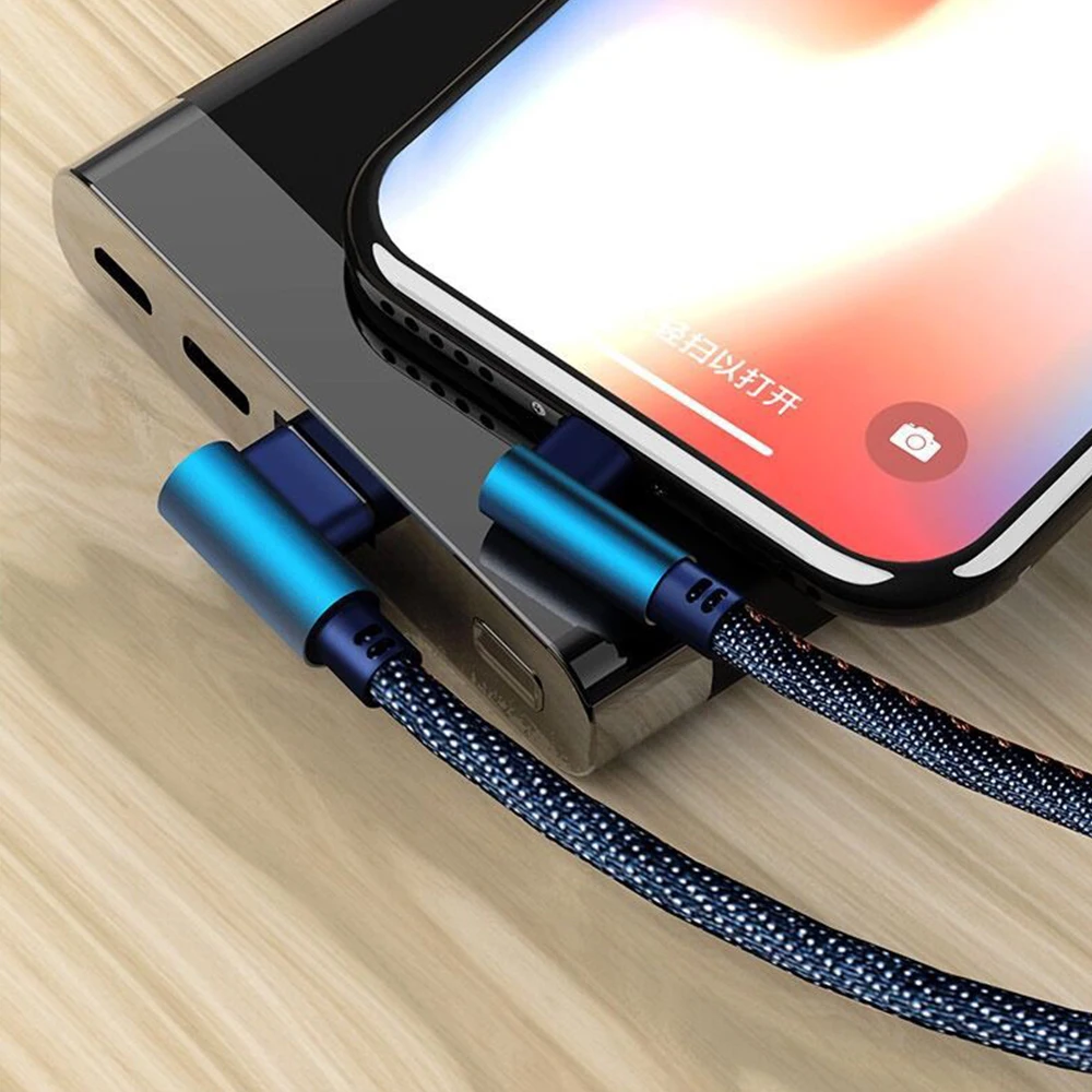 Usb type C 90 градусов 3A Быстрая зарядка кабель c шнур для передачи данных зарядное