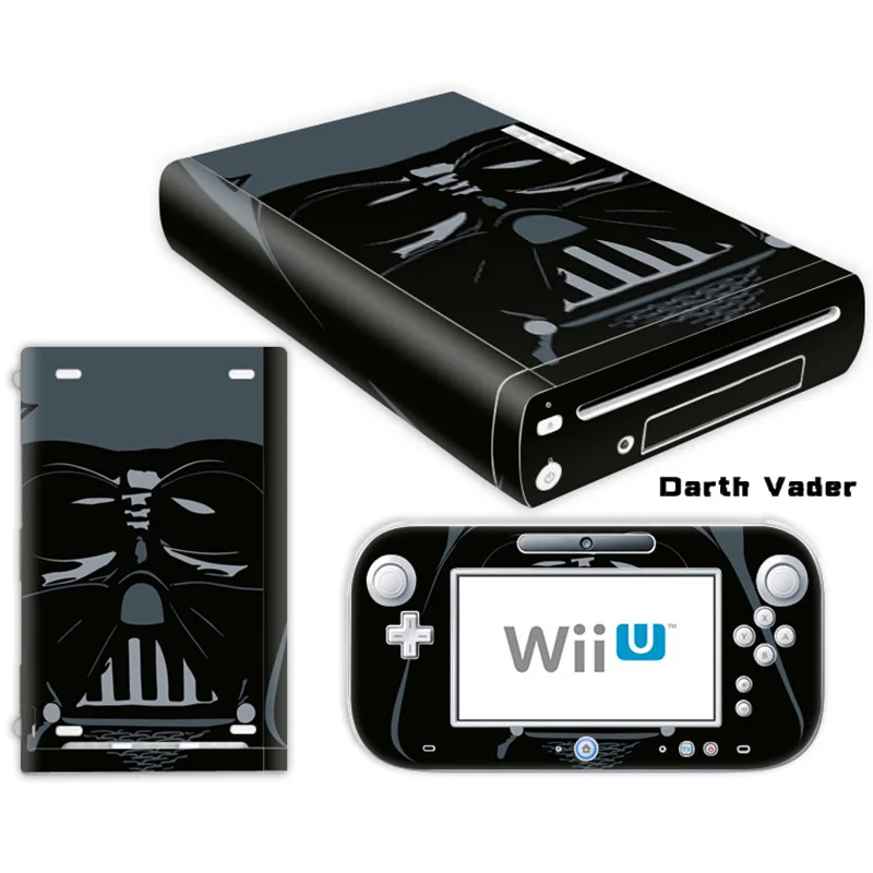 Для wii U Кожа Наклейка виниловая Обложка Наклейка для wii U Консоль 2 контроллер защитные накладки