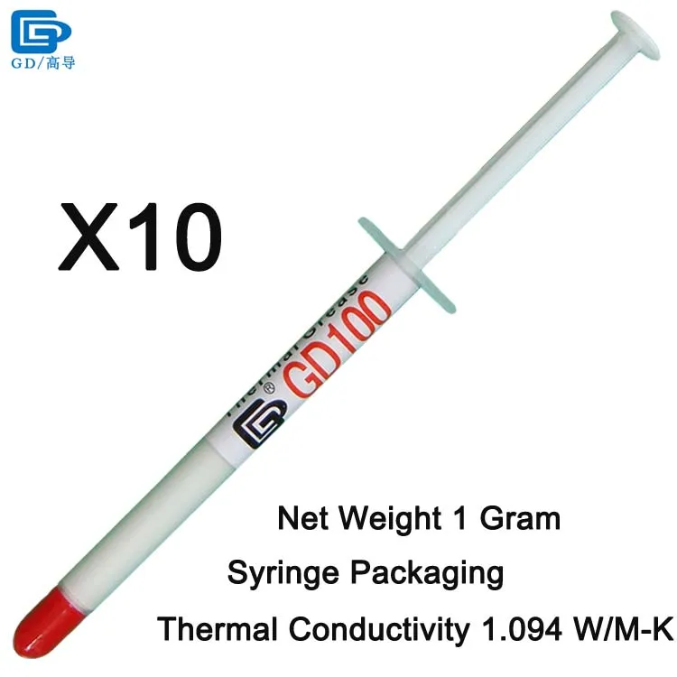 GD100-SY1 10 Pieces GD100 теплоотвод пластырь соединения Термальность смазочная паста силикон белый CN20 CN150 CN1000 ST20 ST90 MB05 SSY1 SY1 SY3 SY7 SY15 SY30 - Цвет лезвия: GD100-SY1 10 Pieces