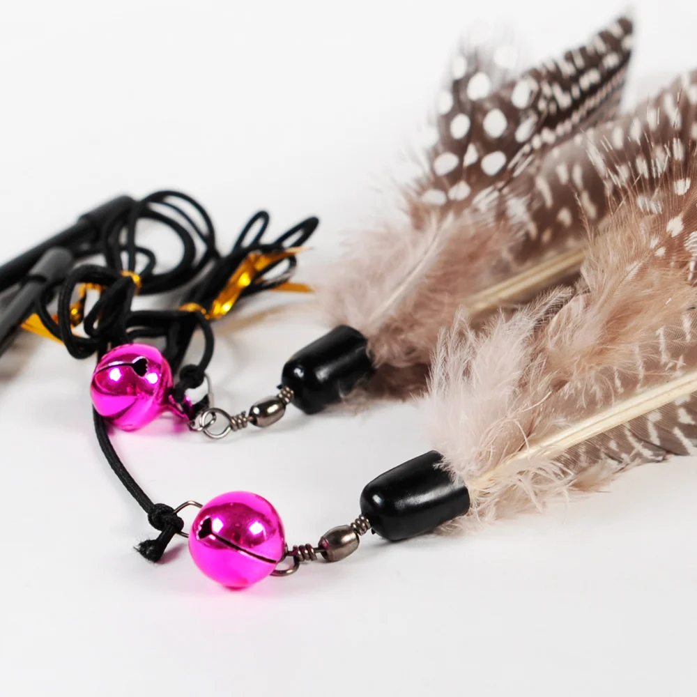 Hoopet игрушка для питомца кота тизер много цветов птица перо товары кошек кошка