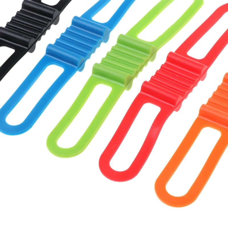 Велосипедная силиконовая лента сильный упругий велосипед руль фонарик