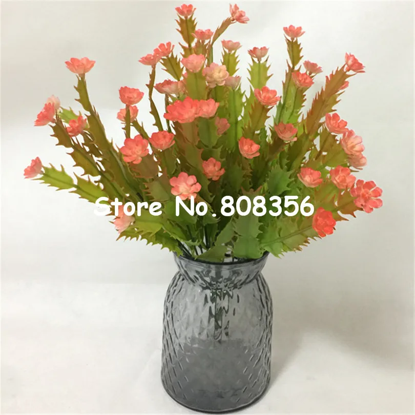 5pcs пластиковый цветок кактуса искусственный Краб кактус 5 видов цветов