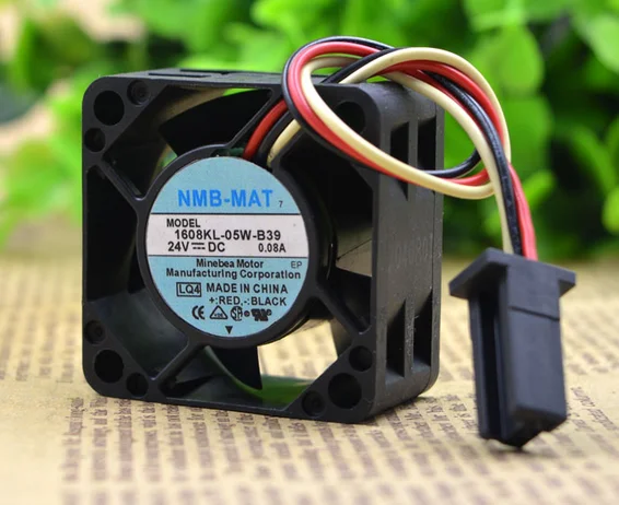 

Вентилятор 1608KL-05W-B39 4 см 24 V 3 провода аудио-белый
