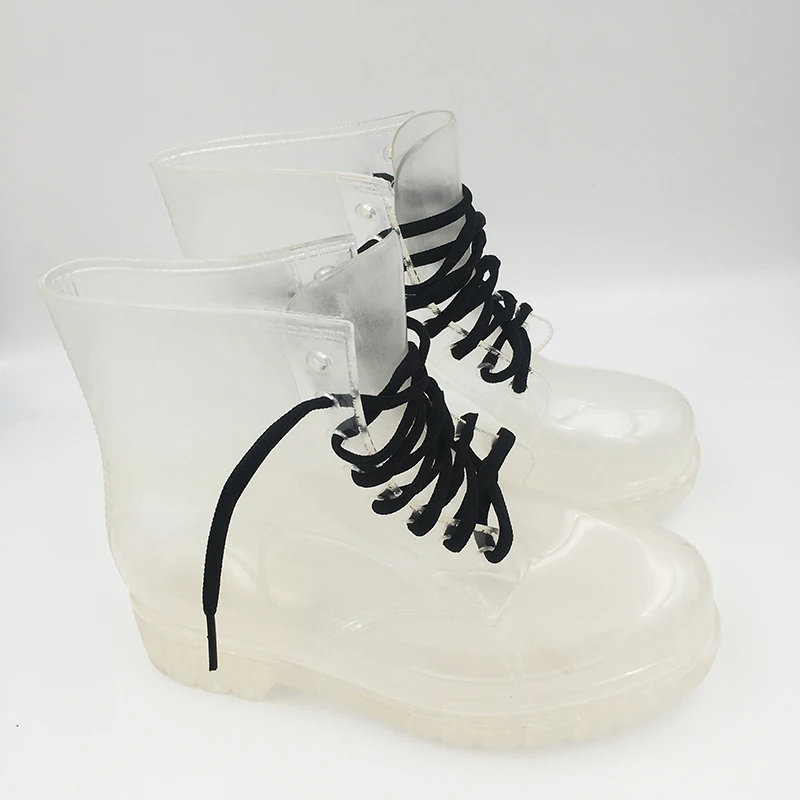 Aleafalling/Новинка стильные непромокаемые ботинки на плоской подошве со шнуровкой