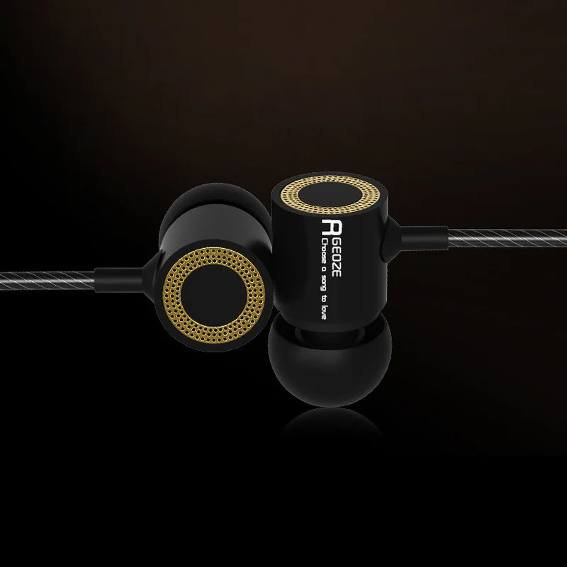 RUKZ R3 High End стерео в ухо наушники с микрофоном для мобильного телефона XBS Bass