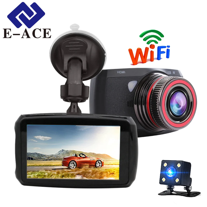 E ACE Автомобильный Dvr мини Wi Fi камера Full HD 1080p видео регистраторы Авто регистратор