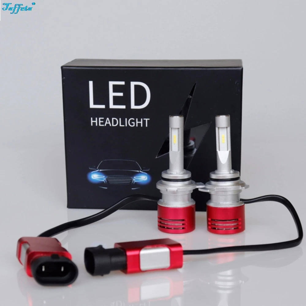

2PCS x Car Auto H1 H3 H4 H7 H11 9005 9006 9012 D1 D2 D3 D4 60W Super bright Perfomace Lighting V5 LED Headlight Foglight Kit