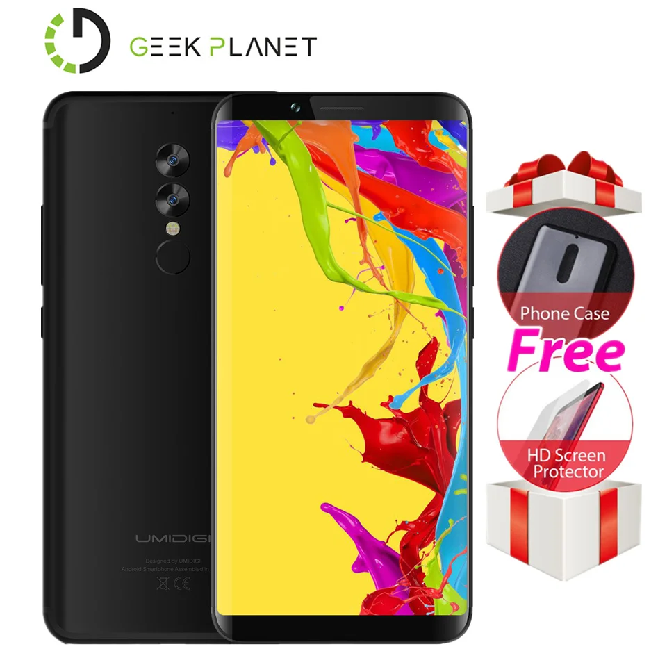 Новые оригинальные UMI UMIDIGI S2 Lite 6 дюймов мобильный телефон 4 ГБ Оперативная память