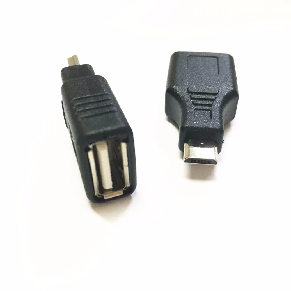 Мини USB 2 0 разъем для Micro/Mini B 5 контактный штекер адаптер OTG до 480 Мбит/с черный AQJG|micro