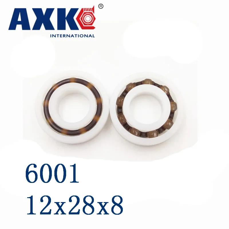 

Axk 6001 Pom (10pcs) Plastic Bearings 12x28x8 Glass Balls 12mm/28mm/8mm