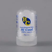 60g portable size non toxic natural food grade crystal deodorant alum stick body underarm odor remover antiperspirant