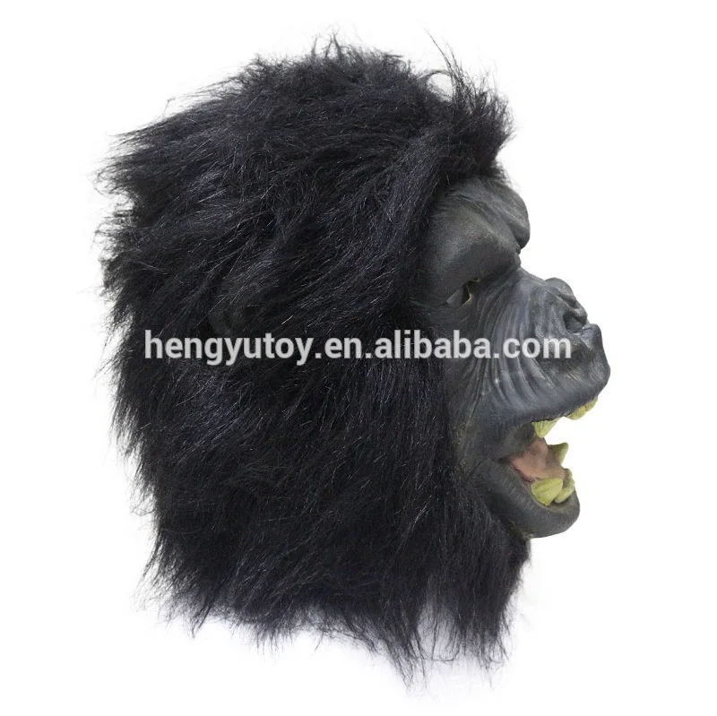 Женская маска с капюшоном обезьянка латексная модель костюм для косплея на