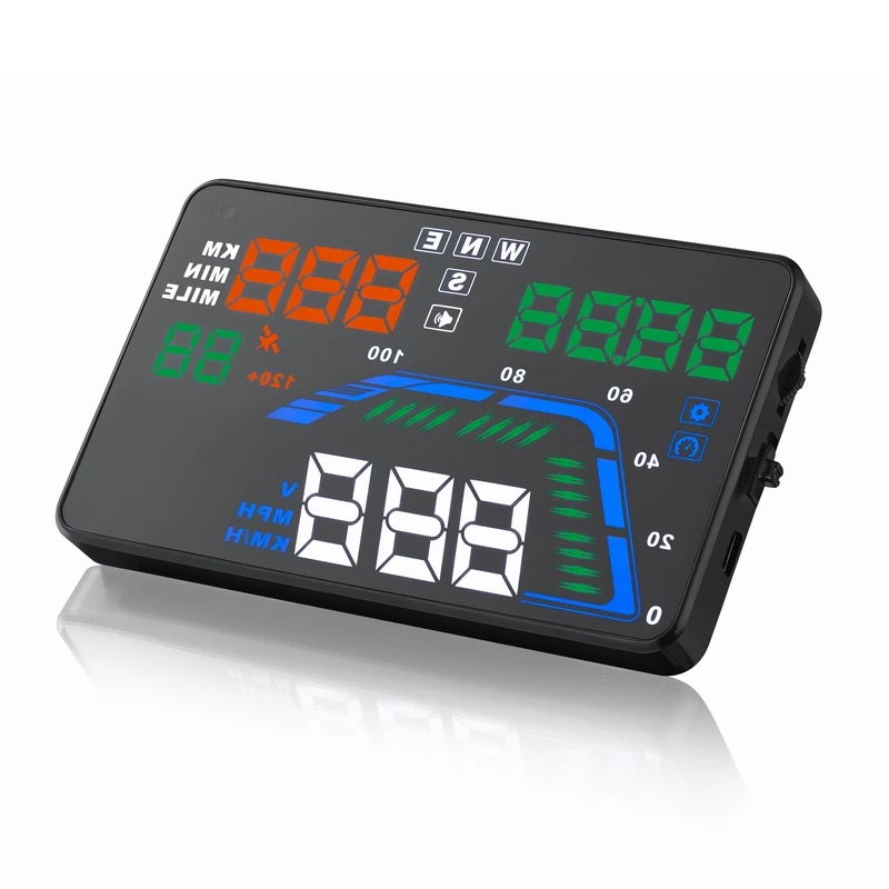 Автомобильный проектор на лобовое стекло 5 дюйма GPS|hud auto|gps speedometer cargps car hud |