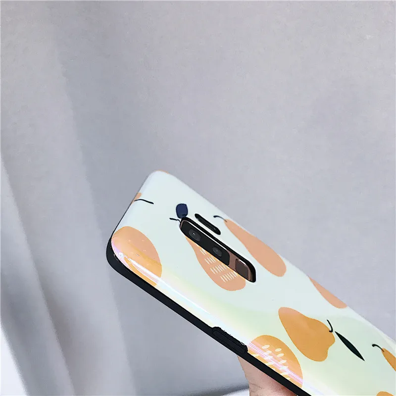 Yhbbcases мультфильм грушка для телефона чехол Samsung Note 8 9 Свежие Фрукты Силиконовые