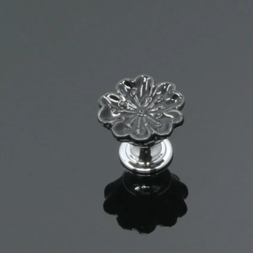 Цветные Цветочные Детские ручки ручка для детской комнаты керамические ящиков и