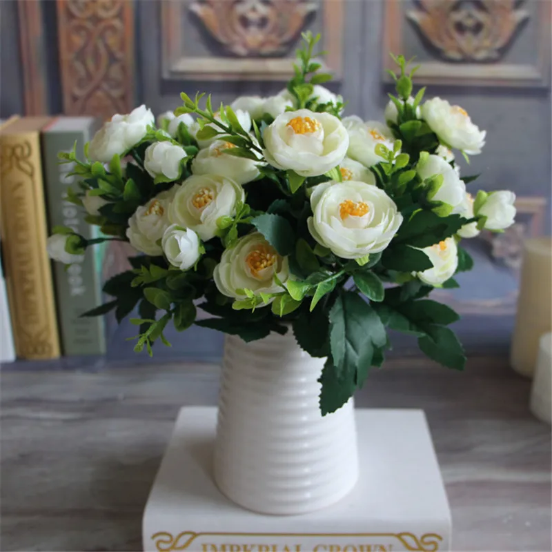 Новинка 2016 года многоцветные весенние искусственные Искусственные цветы пиона