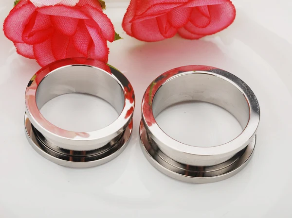 Розничная 1 шт. мода винт туннельные датчики серебряная рука полированной