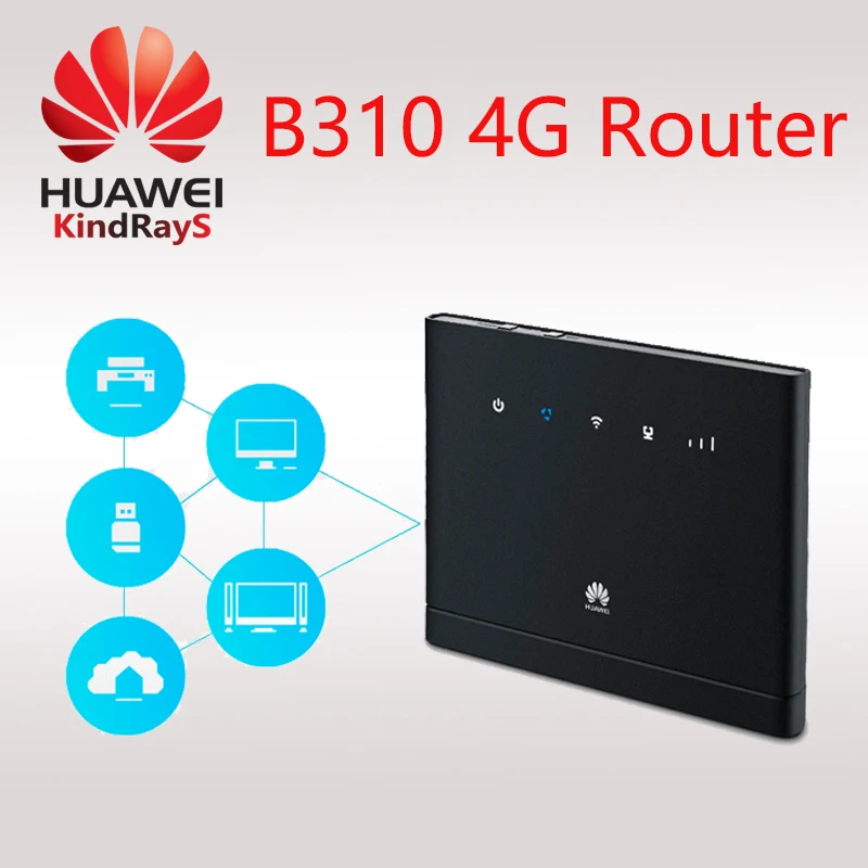 Wi Fi роутер huawei b310 беспроводная точка доступа 4g с внешней антенной lte rj45 CPE для