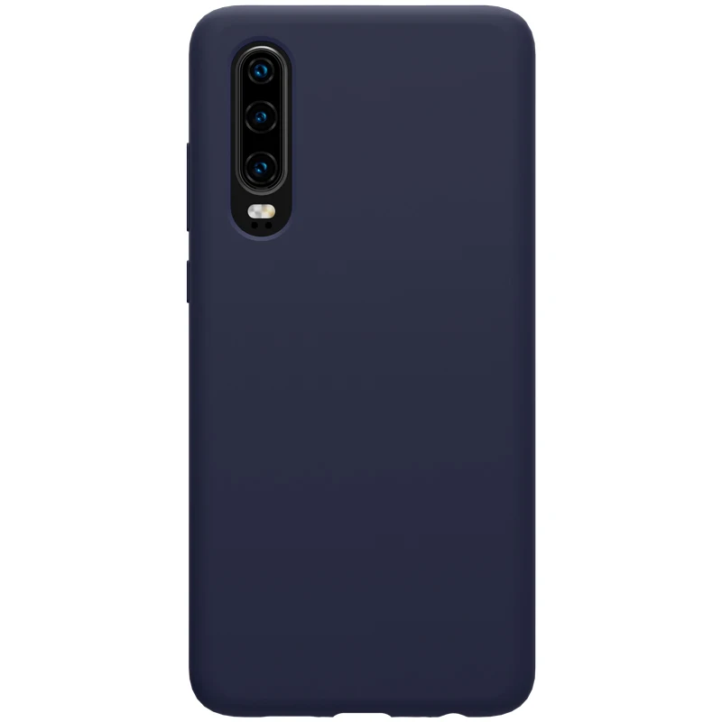 Huawei P30 PRO Чехол P30 чехол Nillkin Flex чистый тонкий жидкий силиконовый защитный чехол для huawei P30 Lite P30 PRO - Цвет: Синий