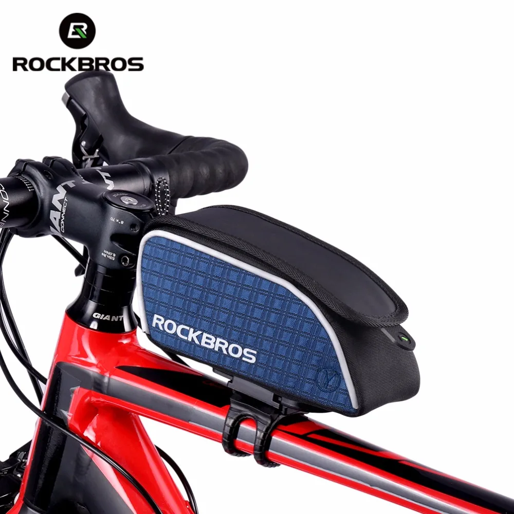 ROCKBROS Велосипедная Топ Труба Сумка Непромокаемая Велоспортные Езда Велосипедные Мешки С Крышкой Портативный Удобный MTB Дорожные Велосипедные Аксессуары