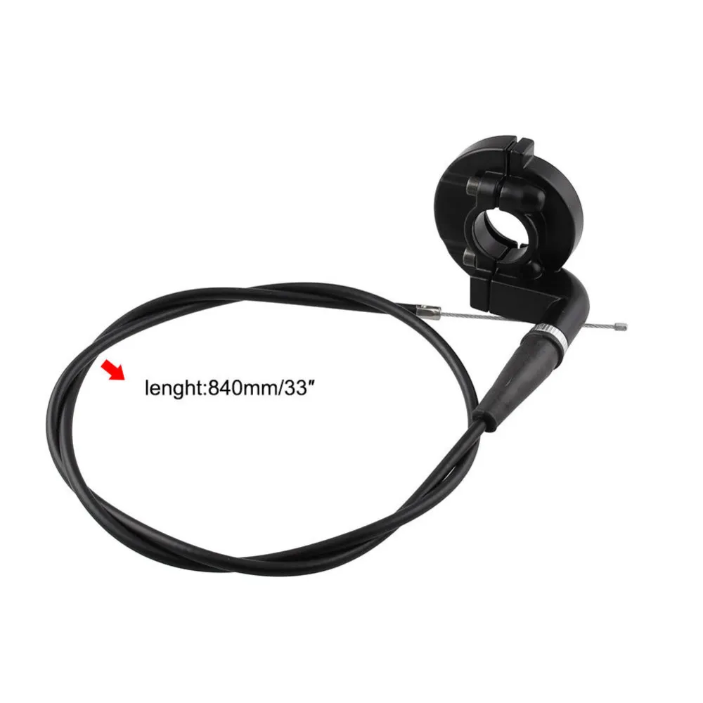 Черные поворотные ручки дроссельной заслонки и набор кабелей для CRF KLX TTR 110cc 125 150cc