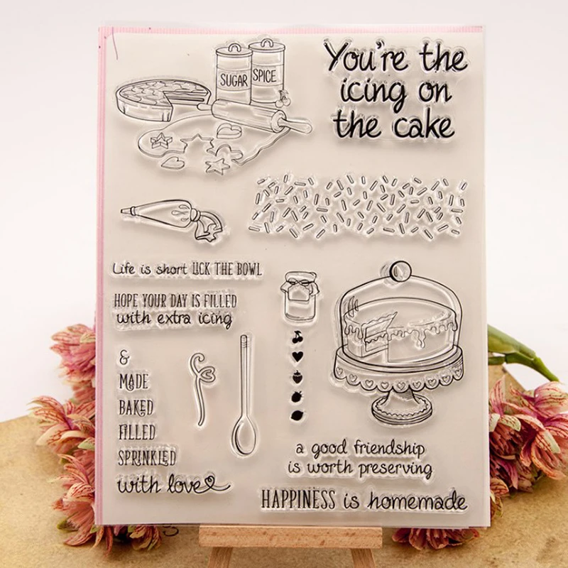 1 шт. прозрачный силиконовый штамп для скрапбукинга|Штампики| |