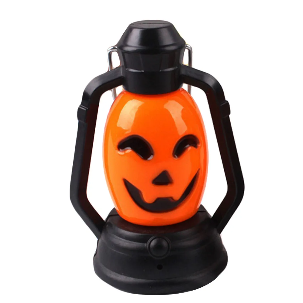 Хэллоуин небольшой фонарь красочная Тыква огни светящиеся реквизиты красочные
