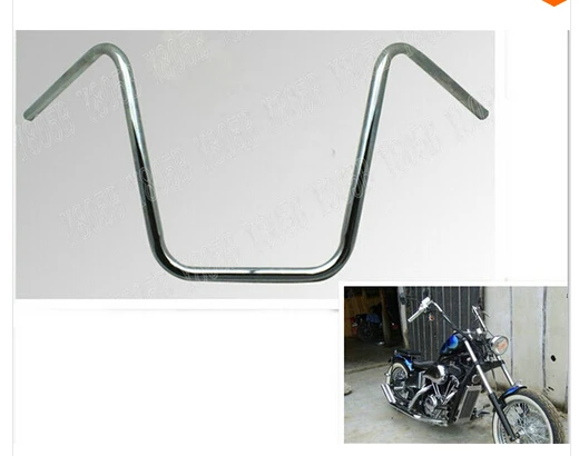 Хромированный руль мотоцикла " 25 мм для Yamaha VStar 400 650 1100 1300 Virago Xv 250 535 750 1100 Road Star на заказ