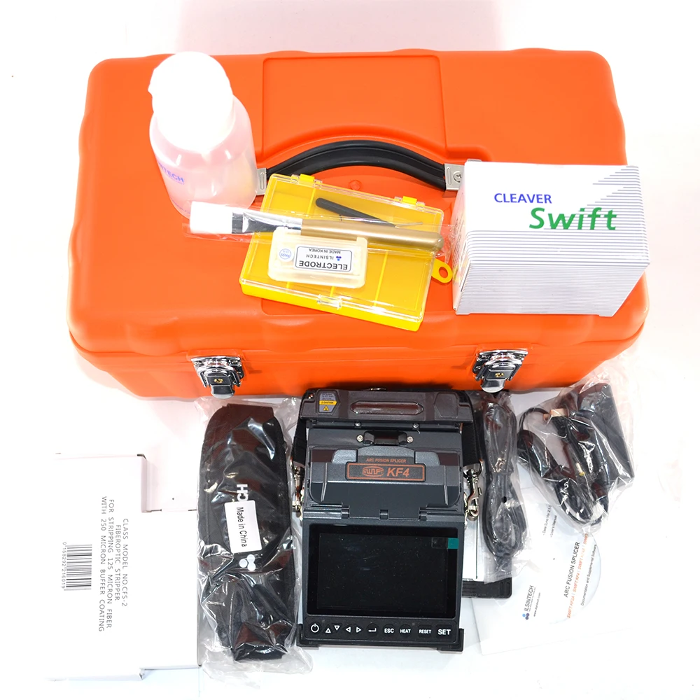 ILSINTECH Swift KF4 машина для сращивания оптического волокна автоматический привод волоконно-оптический сварочный аппарат
