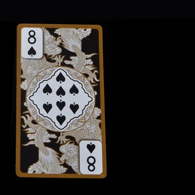 Водонепроницаемый прозрачные пластиковые покерные карты китайский играющий