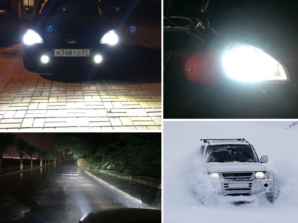 Светодиодный светильник H1 12 В H4 H7 H11 H8 HB3 2 шт. светодиодный для Nissan qashqai j11/juke/tiida/x trail