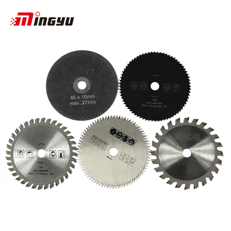 5 шт. 85 мм твердосплавный диск циркулярной пилы режущий инструмент для мульти