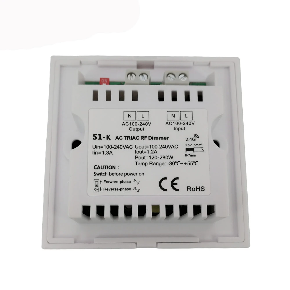 Новый Led Triac диммер 100V 240V Вход 1.2A Выход задней кромки затемнения панель для