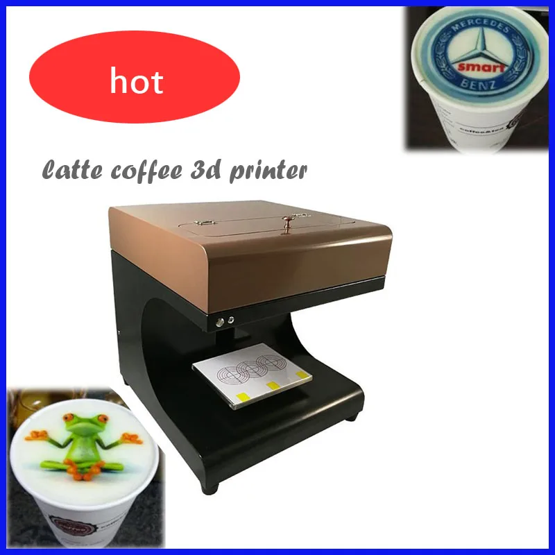 Новейший принтер Кофеварка торговый 3D латте Арт кофемашина с доставкой по