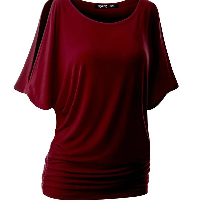 2018 Летняя женская блузка повседневные топы с круглым вырезом и коротким рукавом