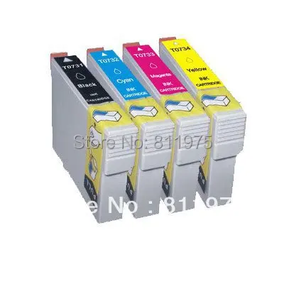 4 шт. совместимый чернильный картридж для принтеров EPSON Stylus