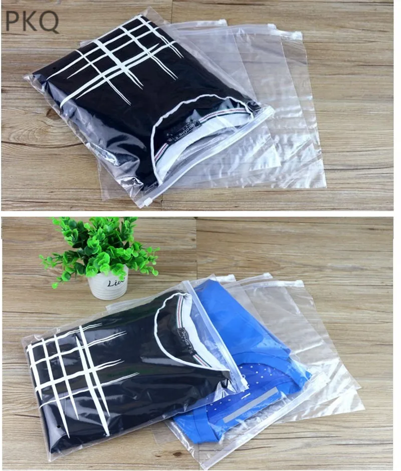 500 шт логотип Подгонянный ясный пластиковый пакет для хранения Ziplock дорожные