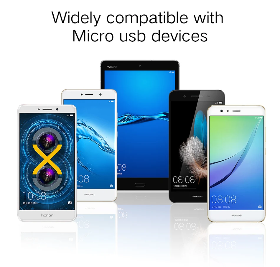HUAWEI Micro USB кабель P8 Lite 2A дорожный настенный адаптер конвертер соединитель Cabel Ascend P 6 7 honor 4 5 6 8 lite G 7 8 9
