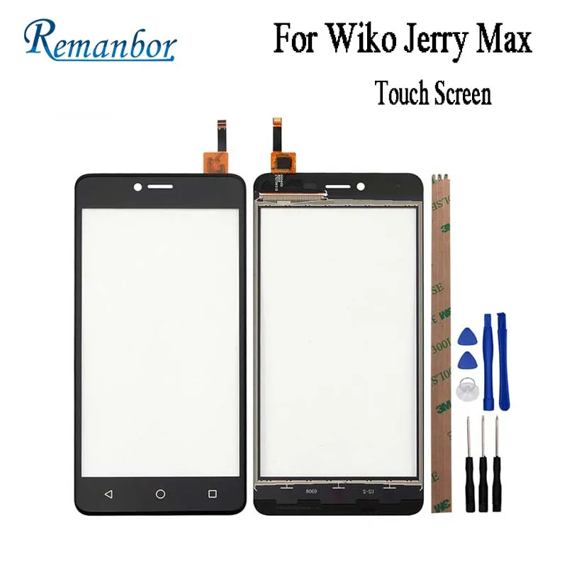 Remanbor для Wiko Джерри Max Сенсорный экран Идеальная замена touch Панель TP Для Интимные