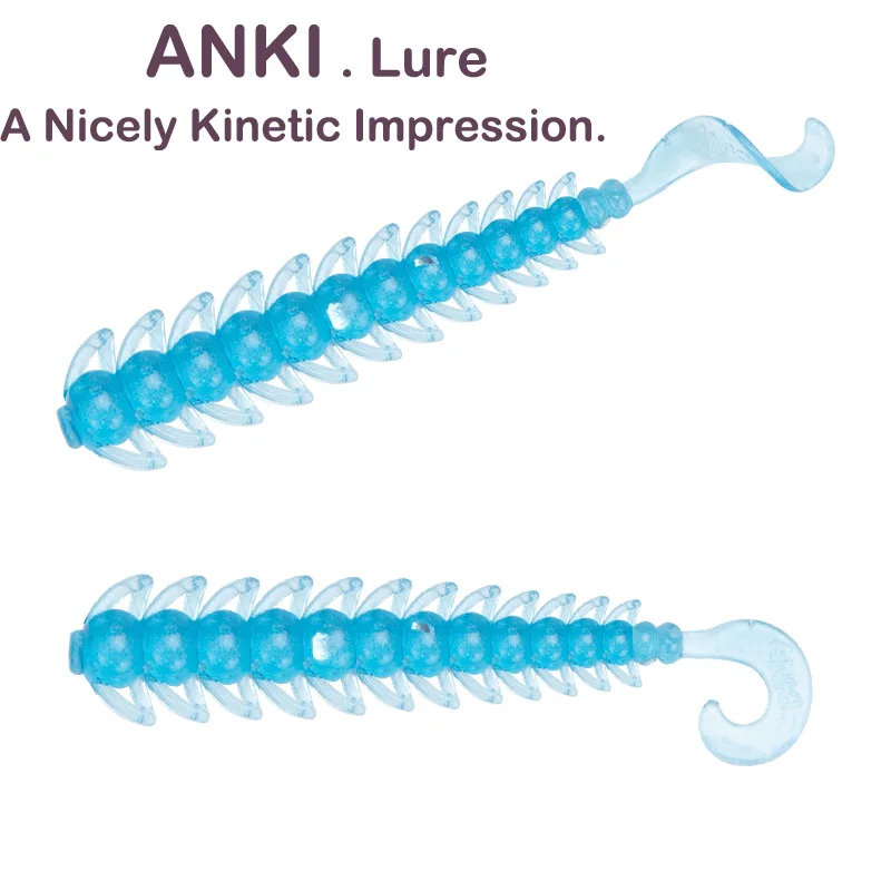A Мягкие приманки ANKI для рыбалки, 12 шт., 0,5 г, 4,9 см., искусственная Мягкая приманка для ловли карпа, приманка для ловли форели, зундера, щуки, приманки - Цвет: A