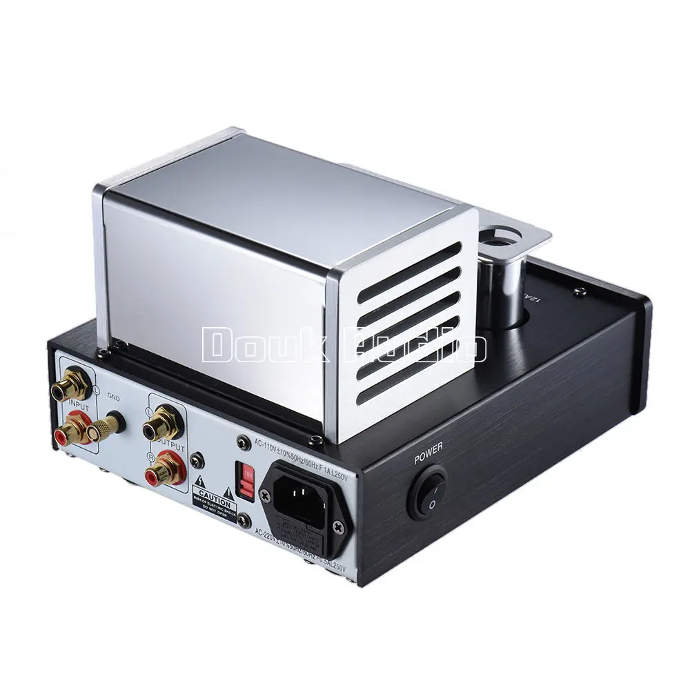 Nobsound HiFi MS-23B 12AX7 Ламповый фонокорректор Предварительный усилитель мм RIAA проигрыватель HiFi стерео усилитель