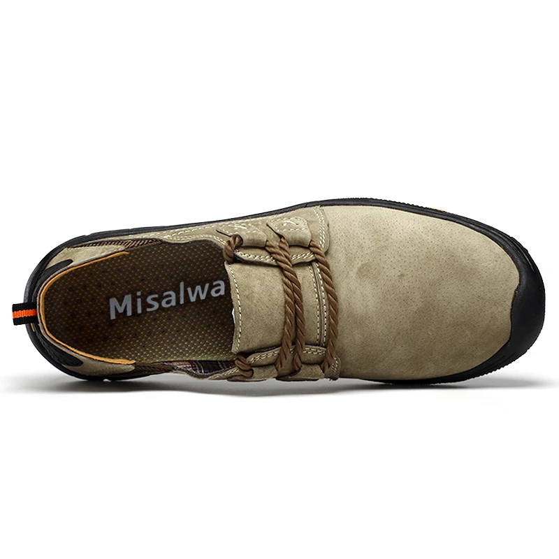 Misalwa/мужские замшевые повседневные лоферы; цвет красный, бордовый, хаки, серый, бежевый; Мужская зимняя обувь для бега