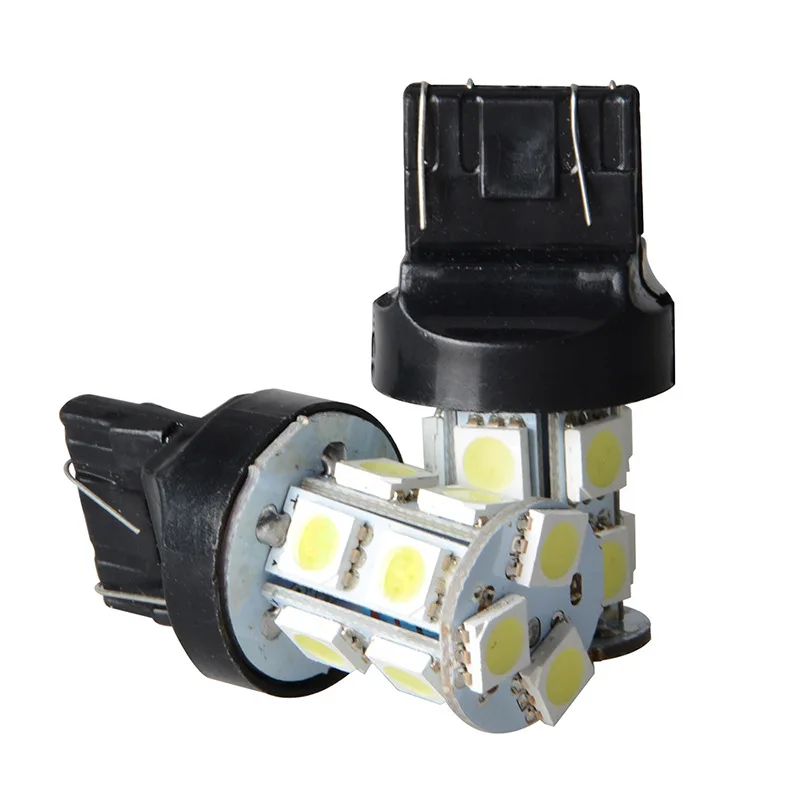 50X Автомобильные светодиодные T20 7440 W21W 13 smd 5050 13smd led поворотного тормоза