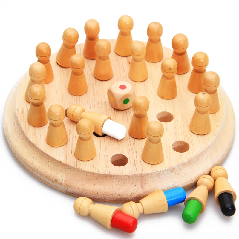 

Kids Toy Wooden Memory Match Stick Chess Game Toy Montessori Educational Block Toys Gift Children Early Educational