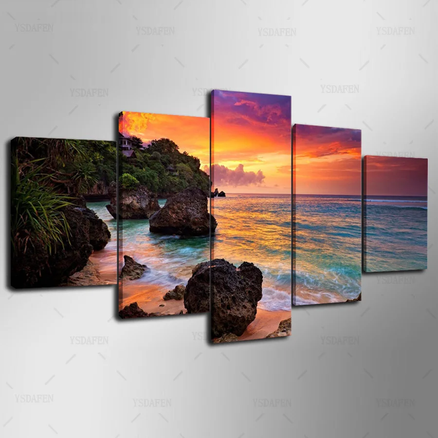

HD Printed Painting Canvas Printing Seascape painting Room decor print poster picture canvas Framed Art HG-057