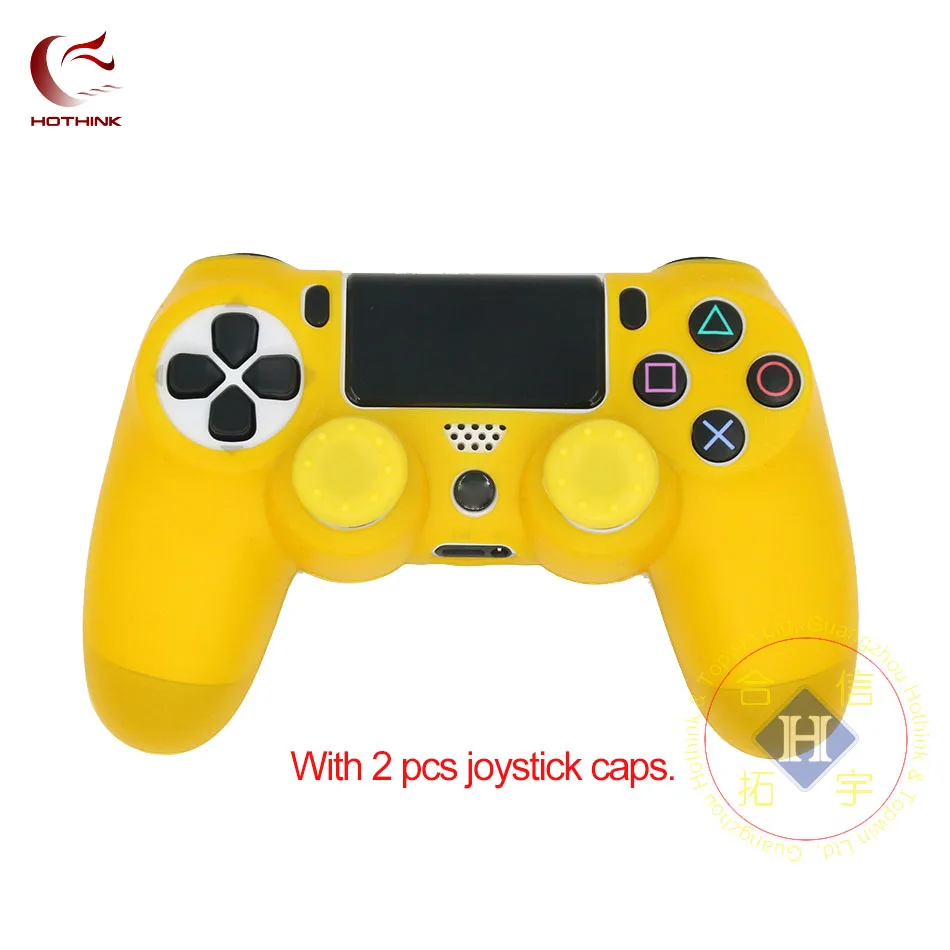 Силиконовый чехол HOTHINK + для джойстика кнопок Playstation 4 PRO PS4 SLIM Dualshock 4|skin cover case|skin