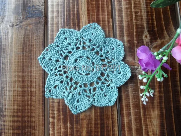 Круглая кружевная подставка zakka 30 шт./лот 13 см Свадебный войлочный коврик для