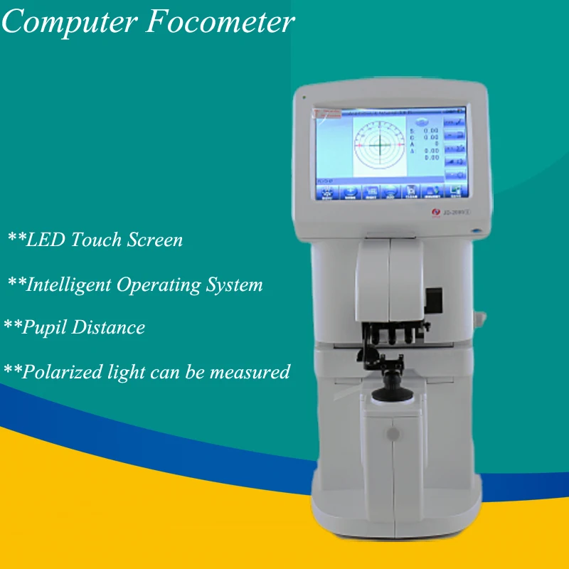 Computer Focus Meter Touch Screen Focometer Glasses Instrument Intelligent Operating System AC 200V-240V JD-2000B | Инструменты