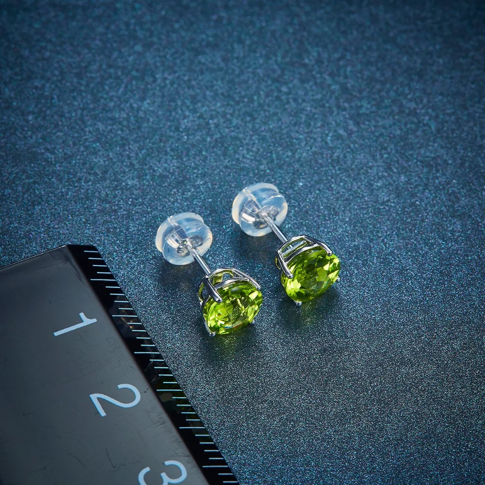 Женские серьги в виде природной кожи LP из чистого белого золота 14 к 585 пробы 4 мм/5